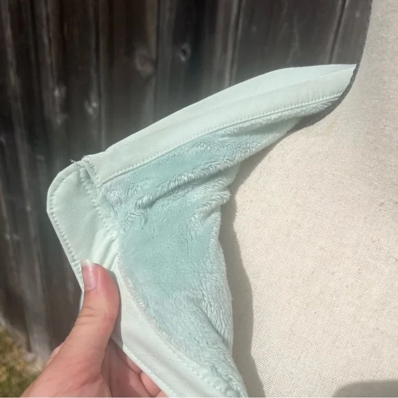 Mint Green North Face Rain Jacket - Picture 4 of 7